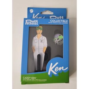 NIB Barbie Mattel Ken x Putt‎ Buddies GIFT Collect Divot Tool & Ball Marker Golf